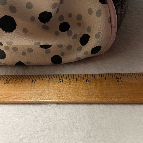 Betsey Johnson Diaper Bag Large Baby Tote Flap Over Polka Dot - Picture 5 of 15